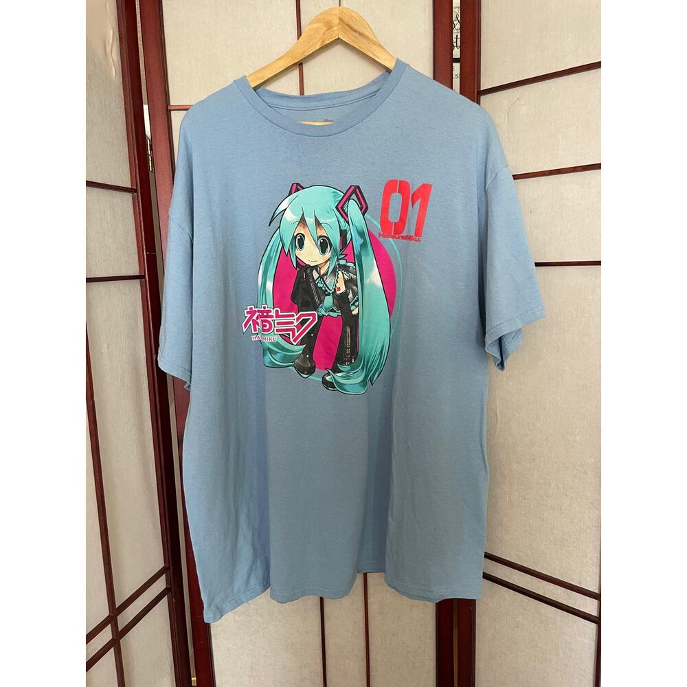 Hatsune Miku Chibli Print Tee Size XL